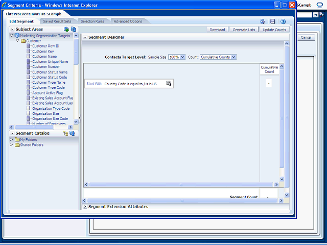 Screen image of this step