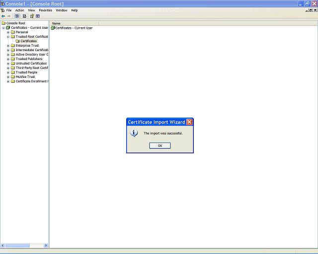 Screen image of this step