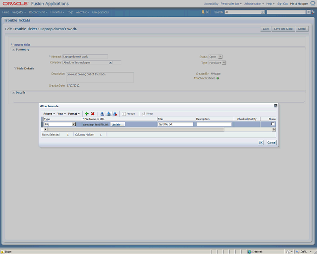 Screen image of this step