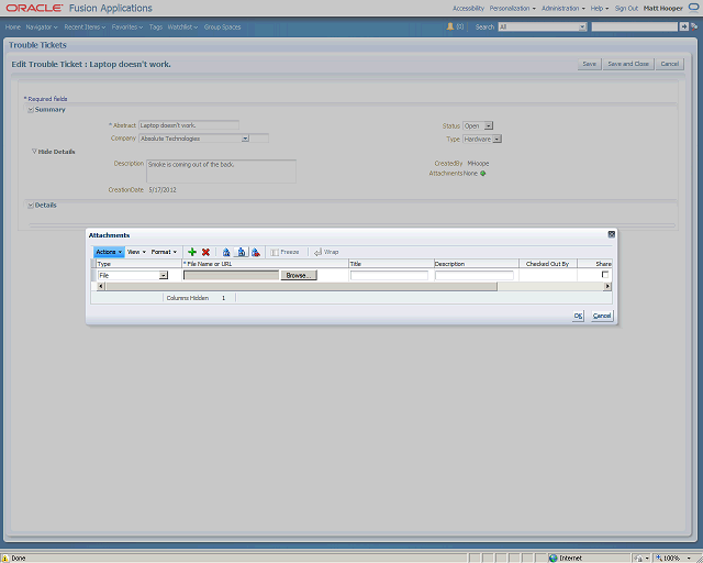 Screen image of this step
