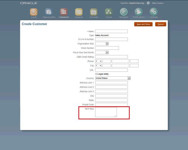 Screen image of this step