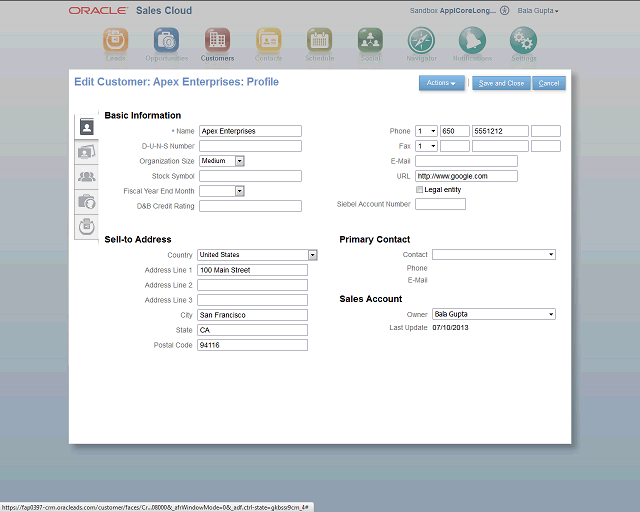 Screen image of this step