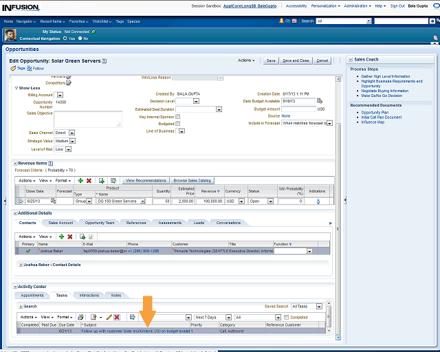 Screen image of this step