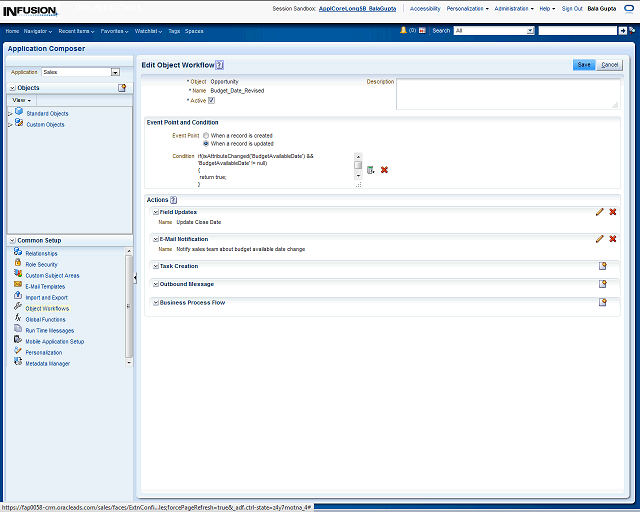 Sending EMails Using the Template in a Workflow