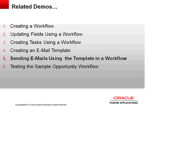 Sending EMails Using the Template in a Workflow