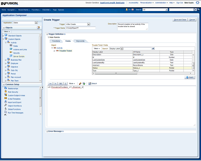 Screen image of this step