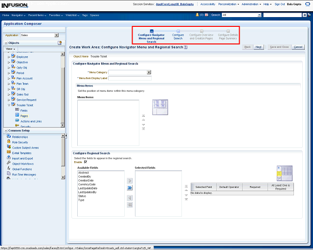 Screen image of this step