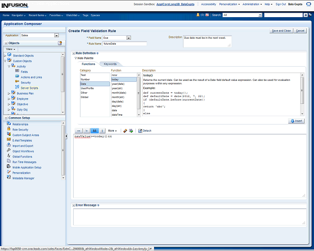 Screen image of this step