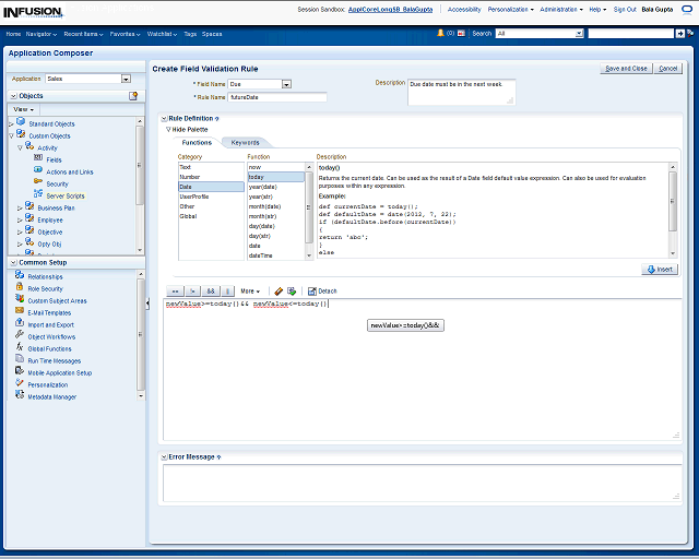 Screen image of this step