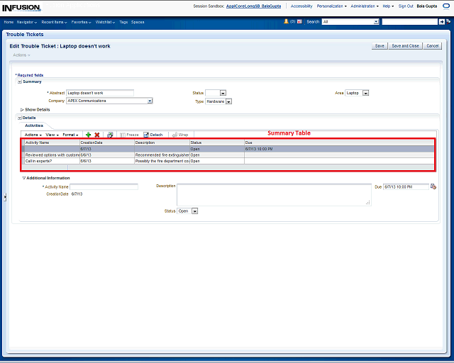 Screen image of this step