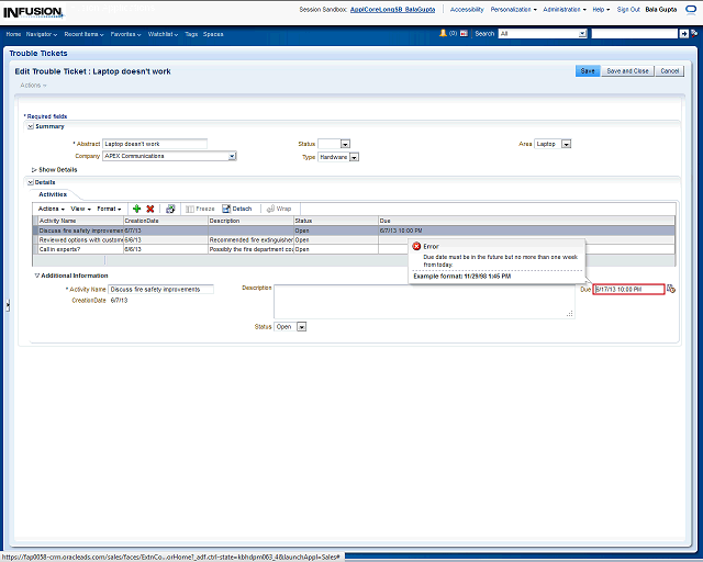 Screen image of this step