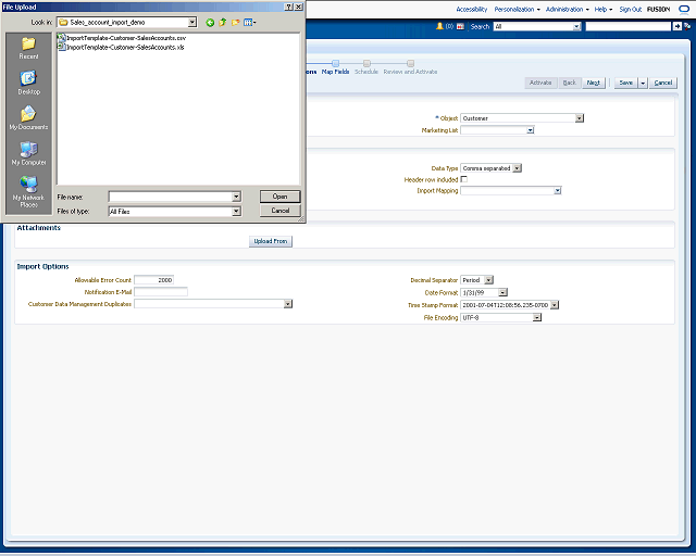 Screen image of this step