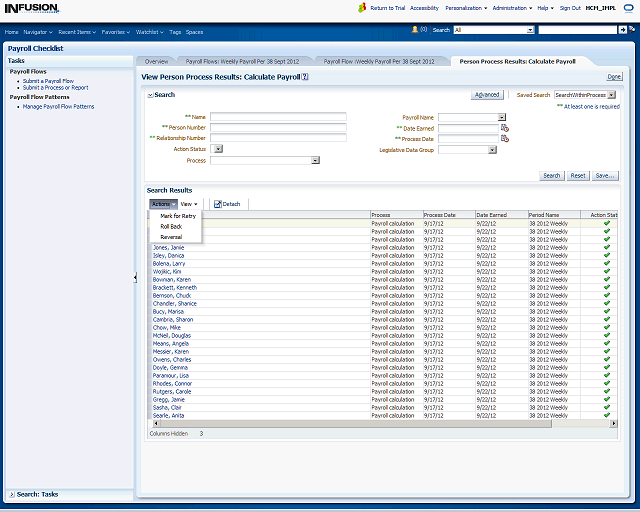 Screen image of this step
