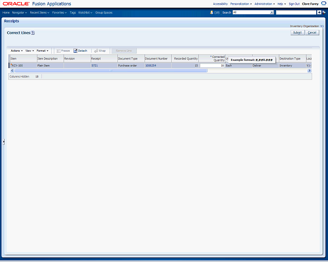 Screen image of this step