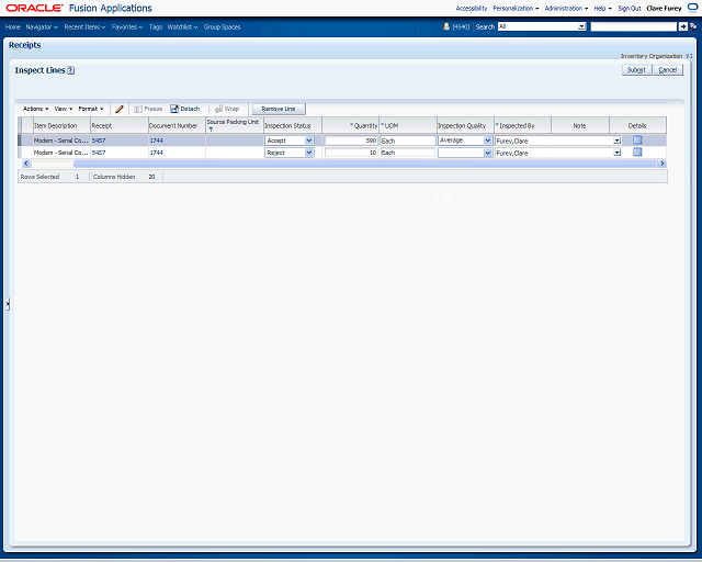 Screen image of this step