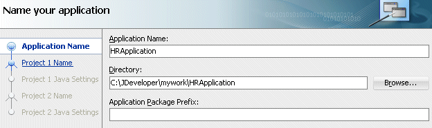 Changing the name of the Application