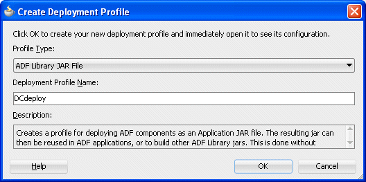 App Navigator with the context menu for the project displayed and the New Project option selected