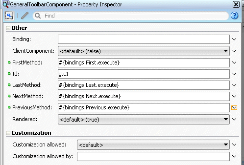 Selecting Master-Detail --> ADF Master Form, Detail Table